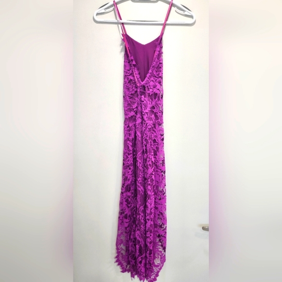 For Love and Lemons Maui Waui Lace Dress Purple Orchid - Picture 4 of 9